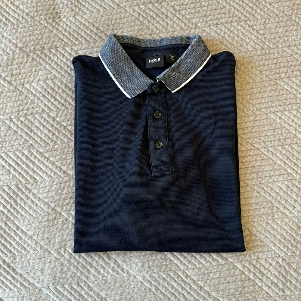 Hugo Boss Mens Polo shirt - Navy Blue